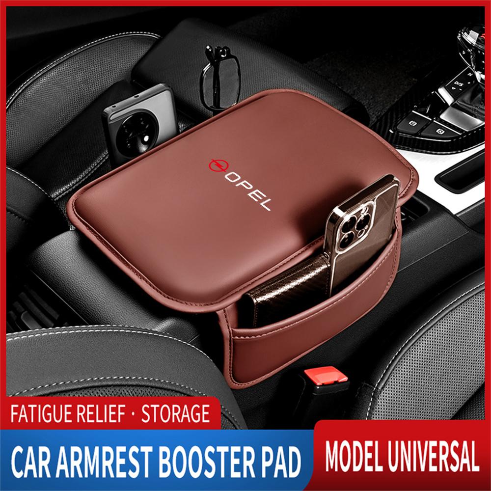 PU Leather Car Breathable Center Console Box Lid Side Storage Bag for Opel Astra Insoia Zafira Vectra Andra Merina Meriva OPC