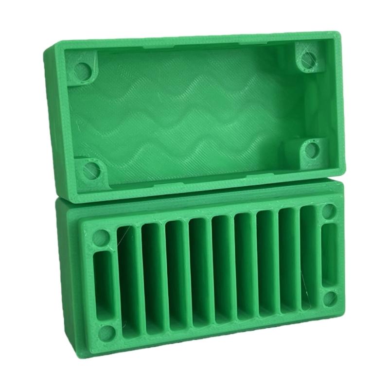 Polymilchsäure Nähmaschinennadel Aufbewahrungsbox mit sicherem Verschluss Tragbar für organisierte Nähutensilien