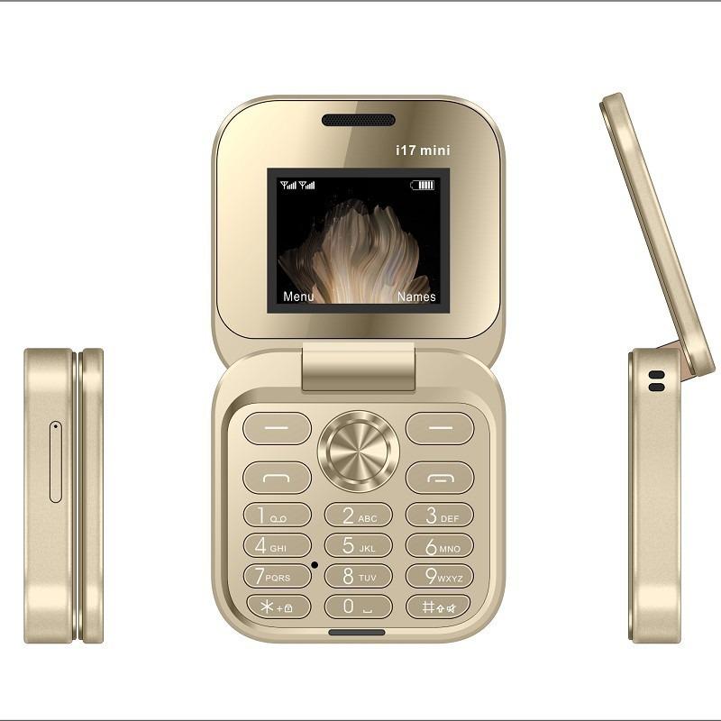 i17pro hot-selling flip phone folding dual card dual standby button mini spare machine