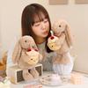 31cm Bonnie Rabbit Plush with Birthday Cake Cute Bunny Doll Easter Gift Kids Birthday Decor
