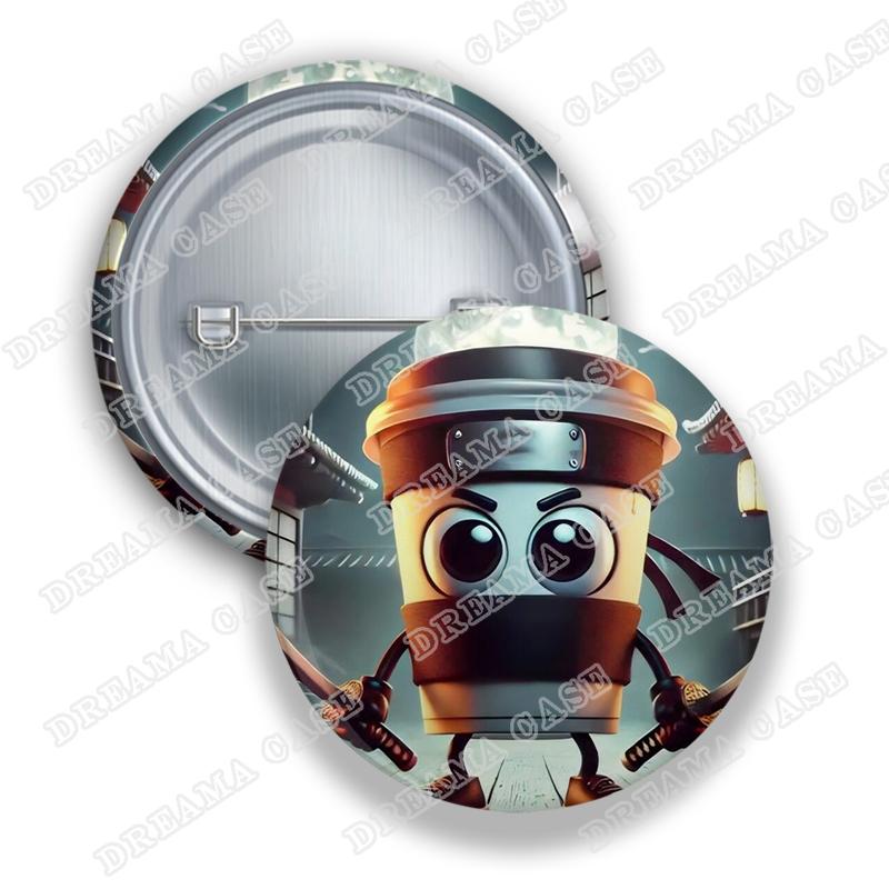 

Горячие итальянские значки Brainrot Ai Animals Meme для аксессуаров Tralalero Tralala Tung Sahur Button Brooch Pins Fans Friends Gifts