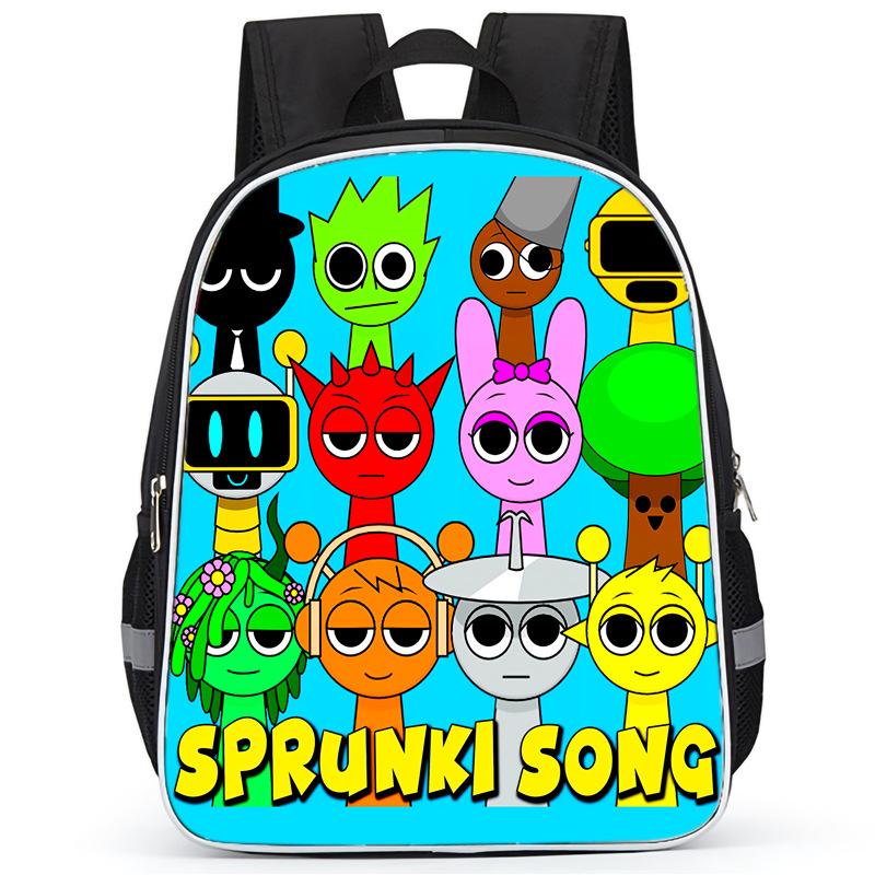 Rhythm Box Sprunki Hra Anime Batoh Studentský Školní Taška Počítačová Taška