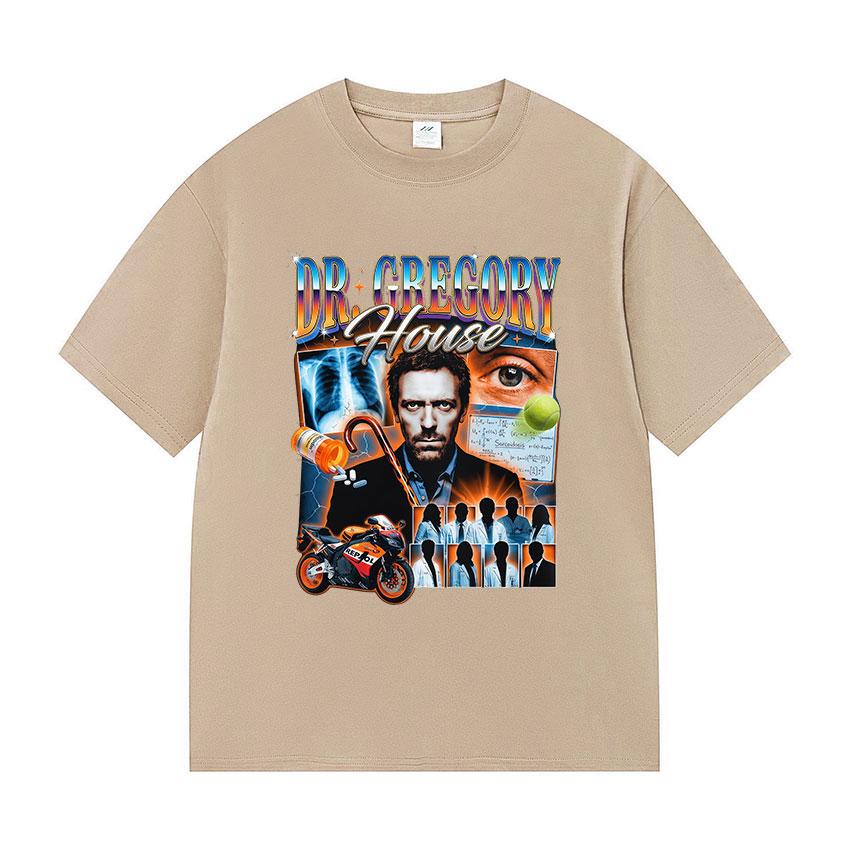 Dr Gregory House MD Everybody Lies Funny Meme T Shirt Unisexs Women High Quality Fashion Oversized Tshirts Vintage Cotton Tshirt
