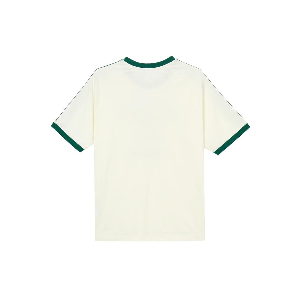 adidas Originals SS25 Serie Classica Logo del Brand Vestibilità Ampia Girocollo Manica Corta Raglan T-Shirt Uomo Top Han-Giada-Bianco KD6266