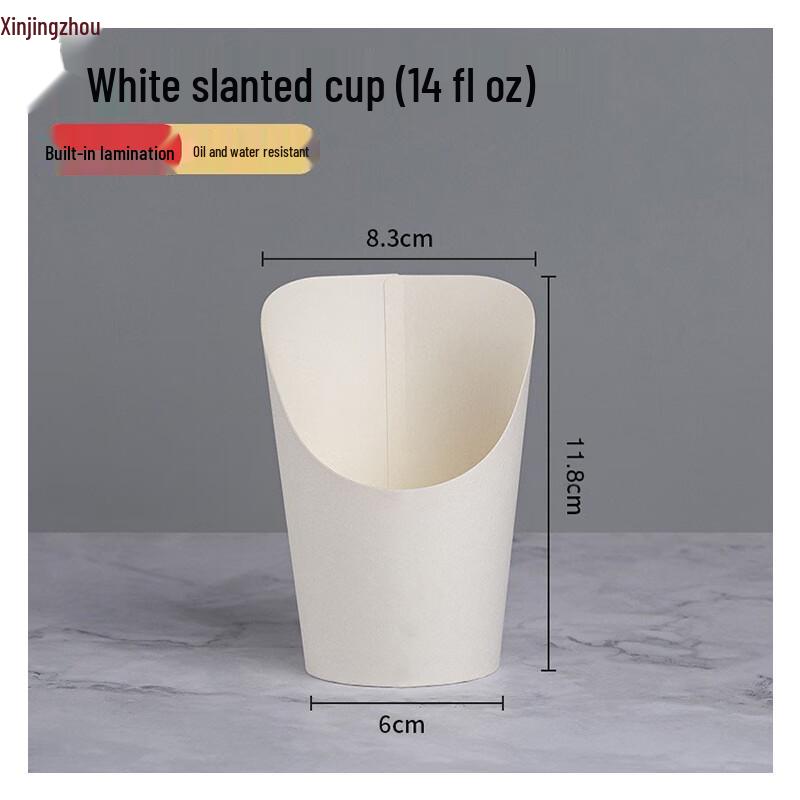 Disposable Slanted Food Cups