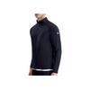 Fila Fitted Logo Design Stand Collar Sports Long Sleeve Jacket Men Jackets Black A11M321504F-BK