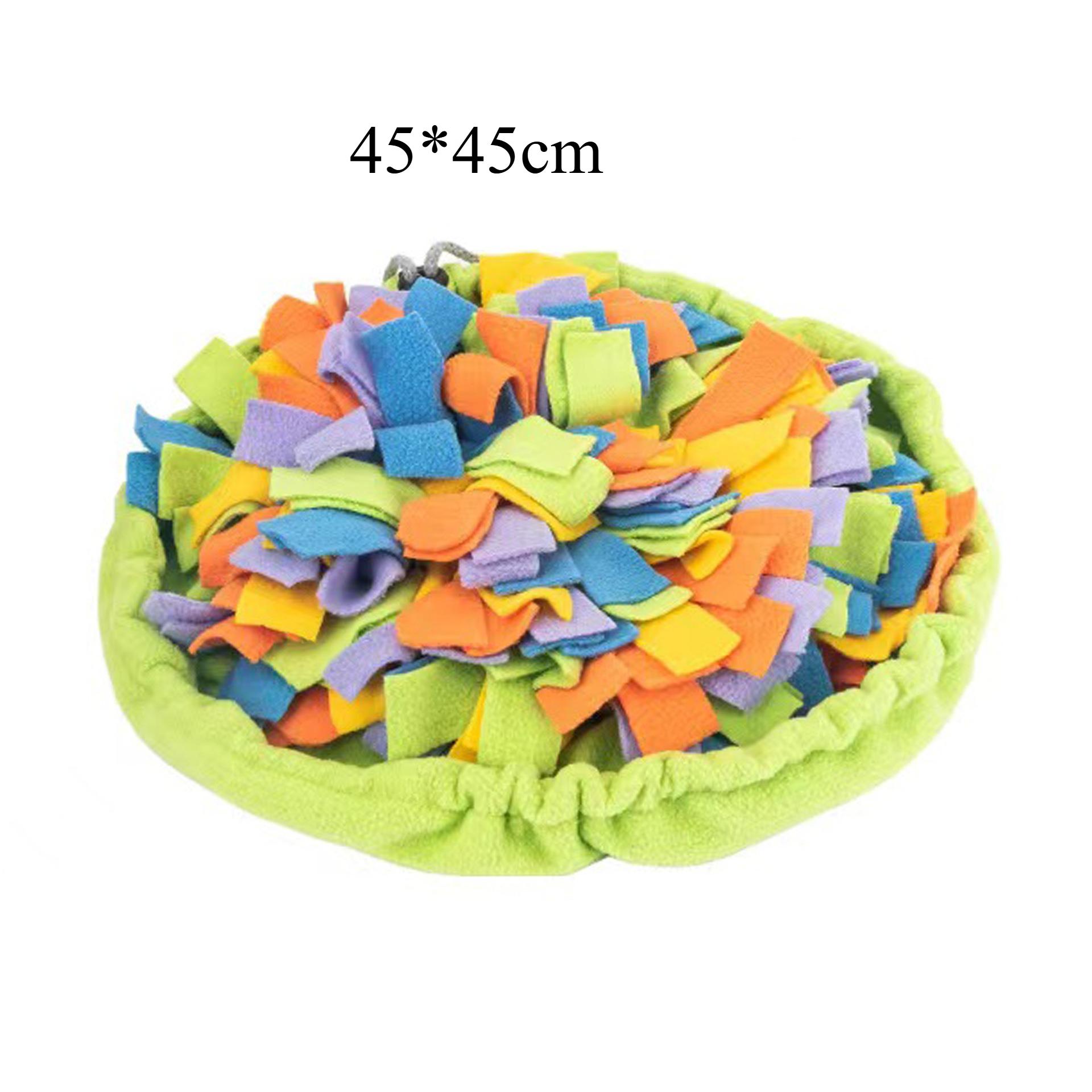 Pet Snuffle Mat Dog Sniffing Mat Slow Feeding Pad Anti-Boredom Plush Mat for Dogs Cats Dog Supplies