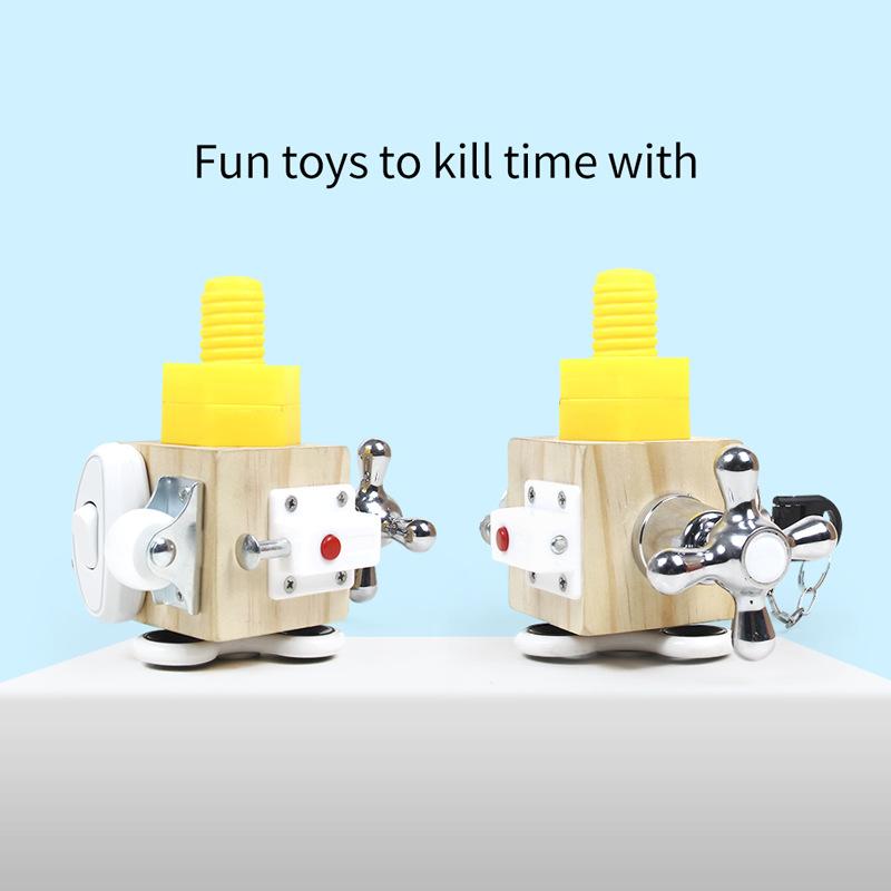 Children's Busy Board Puzzle Unlock Toys Early Education