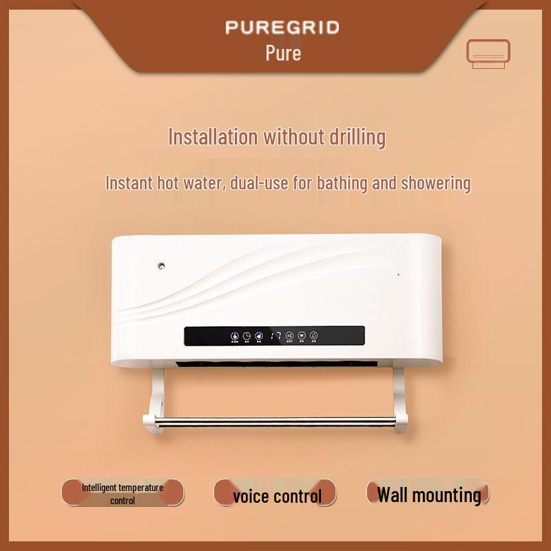 Wall-Mounted Fast Heater & Humidifier for Home and Bathroom - Dual Use for Wet & Dry