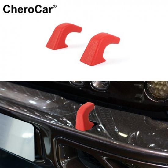 Car Tow Towing Hook Front Bumper Tow Hook Decor For Jeep Wrangler JK JL JT 2007+