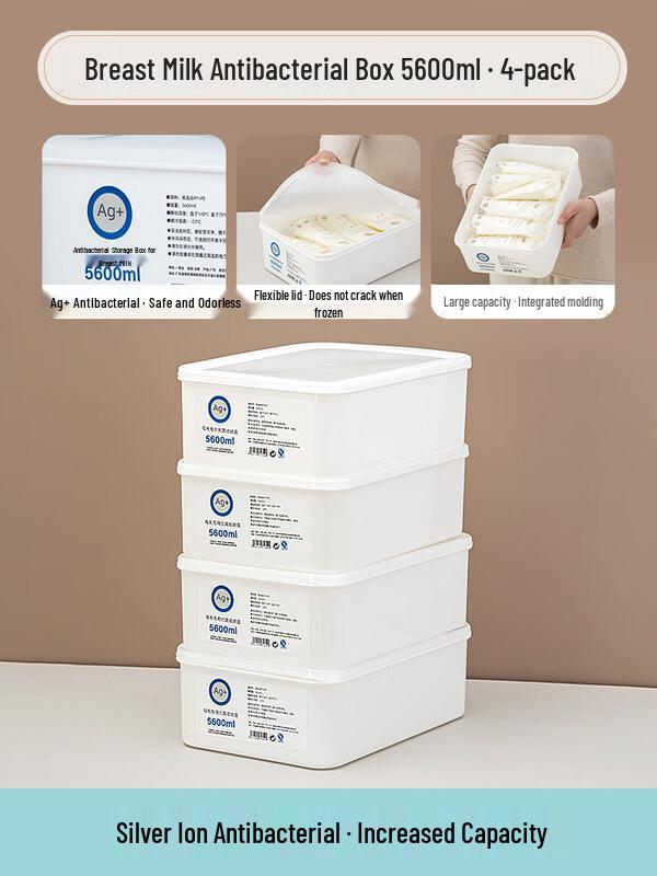 ZISIZ Antibacterial Breast Milk Storage Box