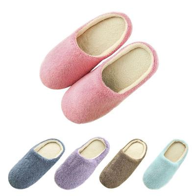Men Women Slippers Warm Coral Velvet Home Slipper Indoor House Shoes