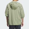 adidas Men's Cooling Sports Casual Hooded Jacket Green