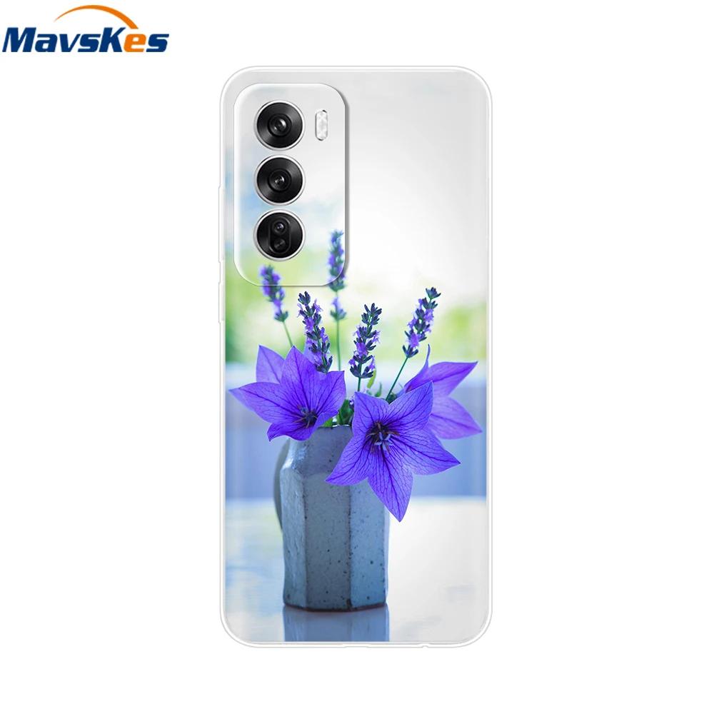 For OPPO Reno 12 5G Case Transparent Cover For OPPO Reno12 Pro 5G Reno12 Luxury Marble Soft Silicone TPU Phone Cases Funda Capas