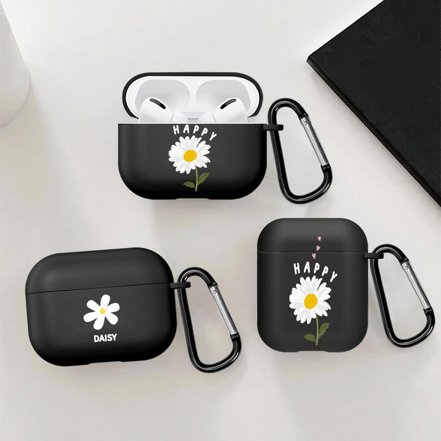 Cartoon Daisy Case For Airpods 4 Pro2 3 1 2 Pro3 Pro Earphone Cases Cover