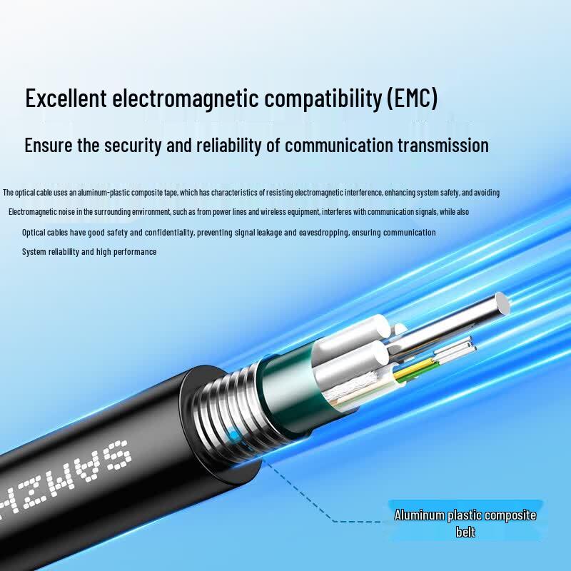 SAMZHE GYTA 12-Core Single-Mode Outdoor Armored Fiber Optic Cable