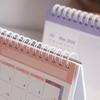 2026 English Version Calendar Gradient Desk Calendar Creative Coil Calendar Planner Desktop Decoration Office Stationery