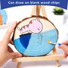 10 PCS Unfinished Pine Wood Slices for Centerpieces 5.1-5.5 Inch Round Wooden Discs with Tree Bark Cookies Circles