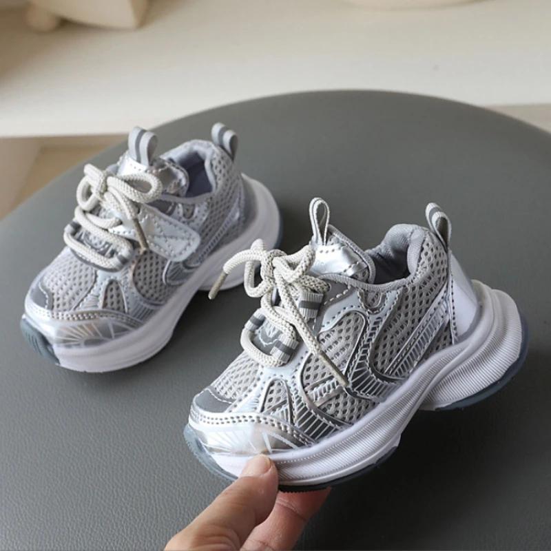 2024 Dětská obuv Podzim Prodyšná Dámská sportovní obuv Módní Měkká podrážka Školní Ležérní obuv Jasná Dívčí obuv Tenis De Mujer