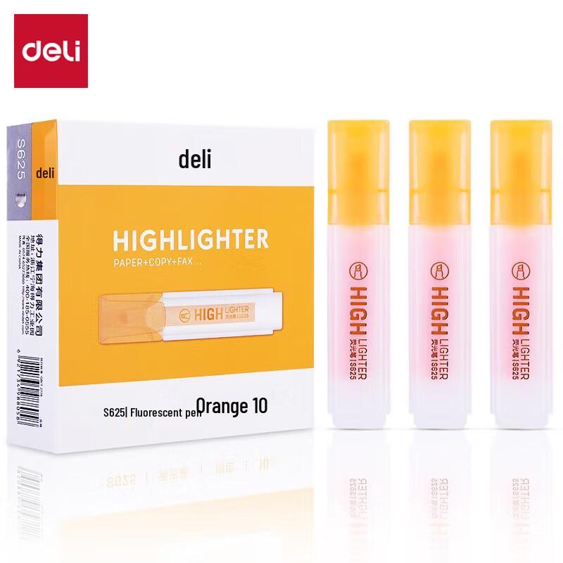 Deli Fluorescent Highlighter Pen Set