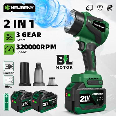 2IN1 Bürstenloser Elektrischer Turbo-Gebläse-Jet-Fan 650M/S 3000W Heftiges Auto-Trockner-Schnee-Staub-Blaswerkzeug Für Makita Akku