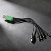 USB 5V Charging Power Cable Quick Connector 5V USB to 5.5x2.1mm 4.0x1.7mm 2.0x0.6mm 2.5x0.7mm 3.5x1.35mm for Desk Lamp