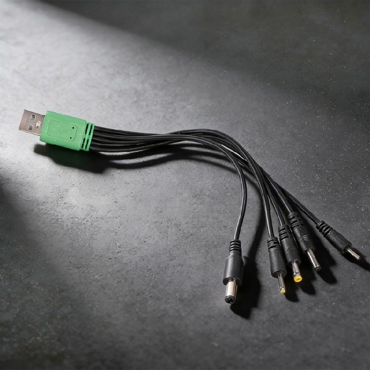 USB 5V Charging Power Cable Quick Connector 5V USB to 5.5x2.1mm 4.0x1.7mm 2.0x0.6mm 2.5x0.7mm 3.5x1.35mm for Desk Lamp