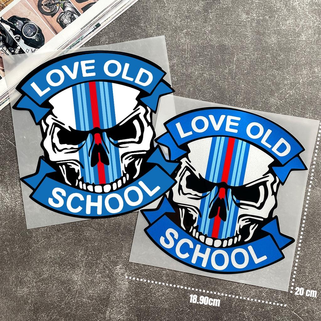 For MARTINI Stickers Motocross Racing Off-road Laptop Trunk Sticker Motorcycle Helmet PVC Decal for Love Old School LANCIA
