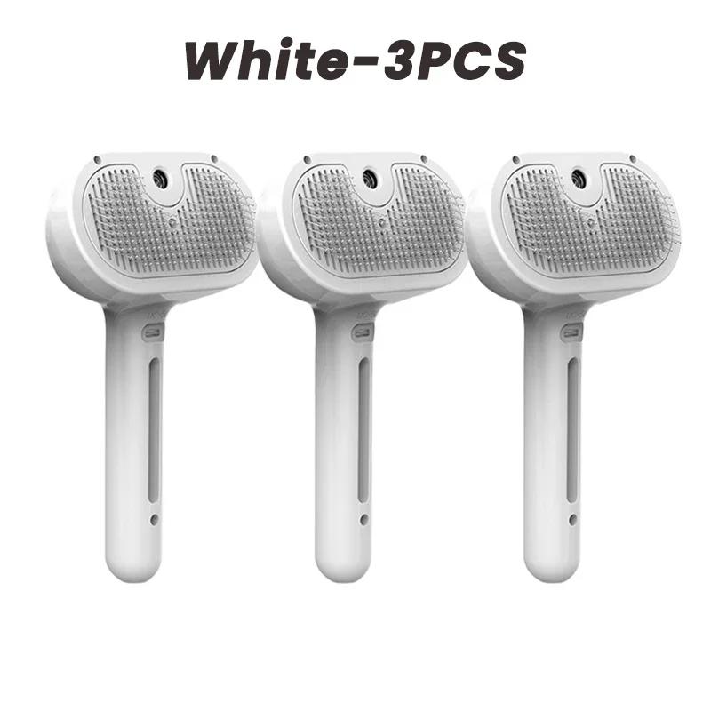 1-10PCS Painless Pet Hair Removal Comb USB Rechargeable Detangling Brush For Dogs Cats Grooming Slicker Cleaning Tool