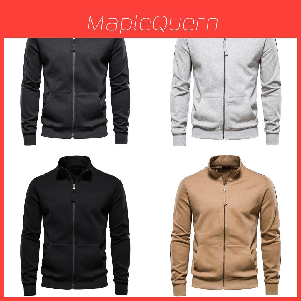 Sweat à capuche zippé décontracté pour homme pour l'automne avec design color block pour jeunes adultes