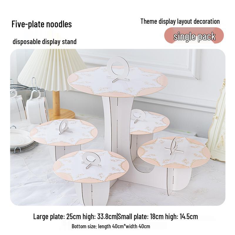 Disposable Party Supplies Set: Paper Plates and Cups for Birthdays and Weddings