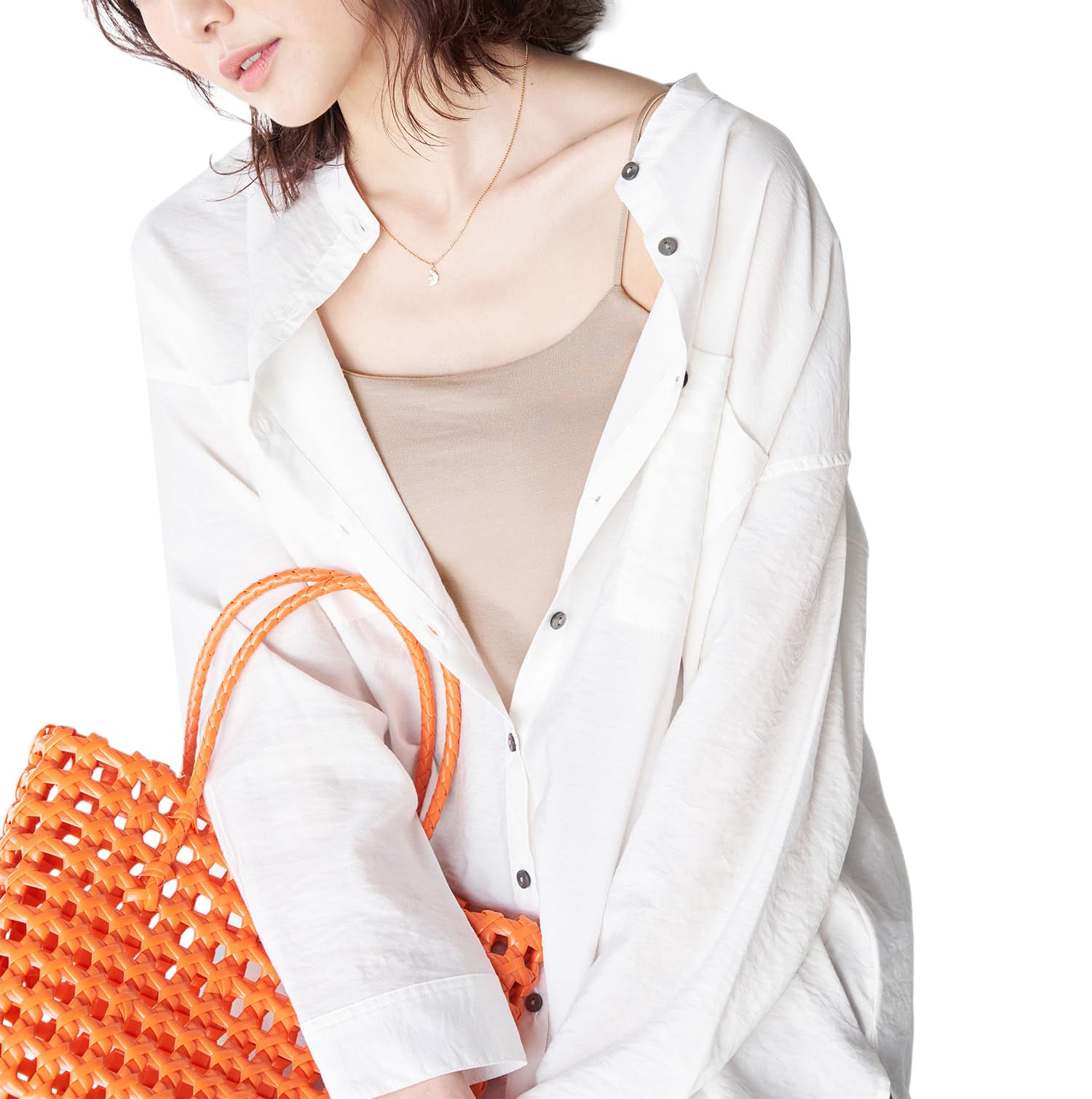 

ROPE PICNIC Camisole Shirt with Beige 40 Women s Cups, (Size 28)