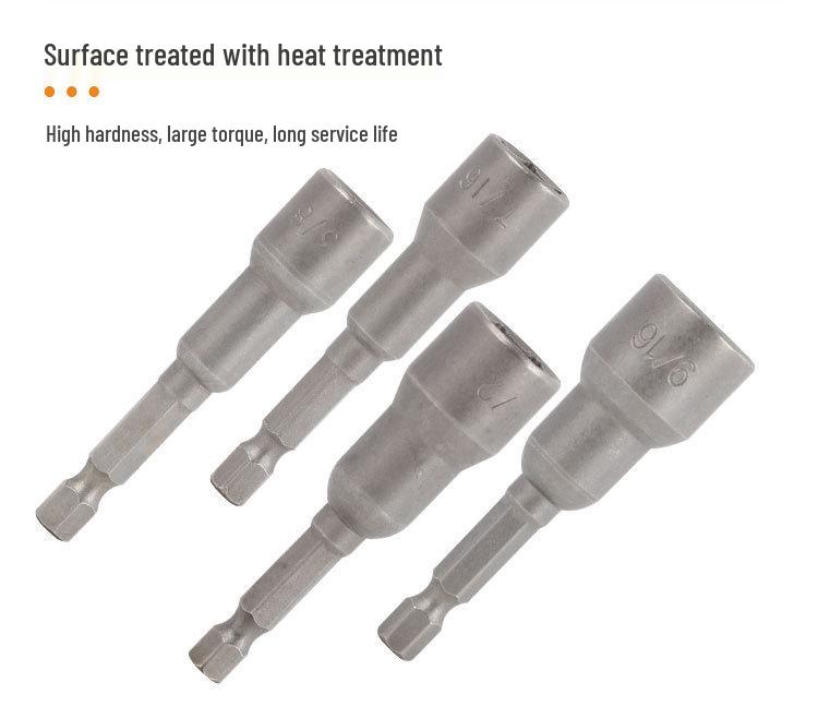 1/4'' Magnetic Hex Socket Bit Set for Electric and Cordless Impact Drivers