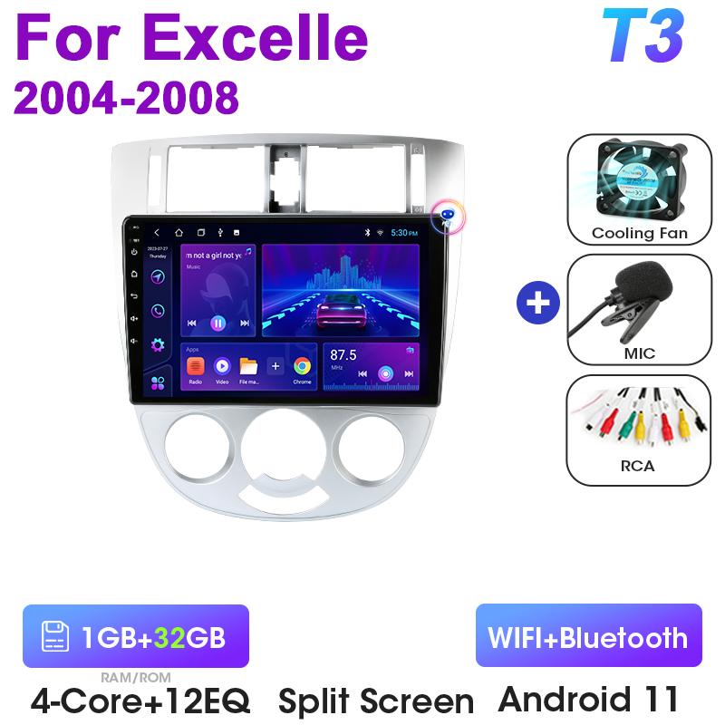 For Chevrolet Lacetti J200 For Buick Excelle Hrv For Daewoo Gentra 2 2 Din Android 12 Car Radio Multimedia Video Player Carplay