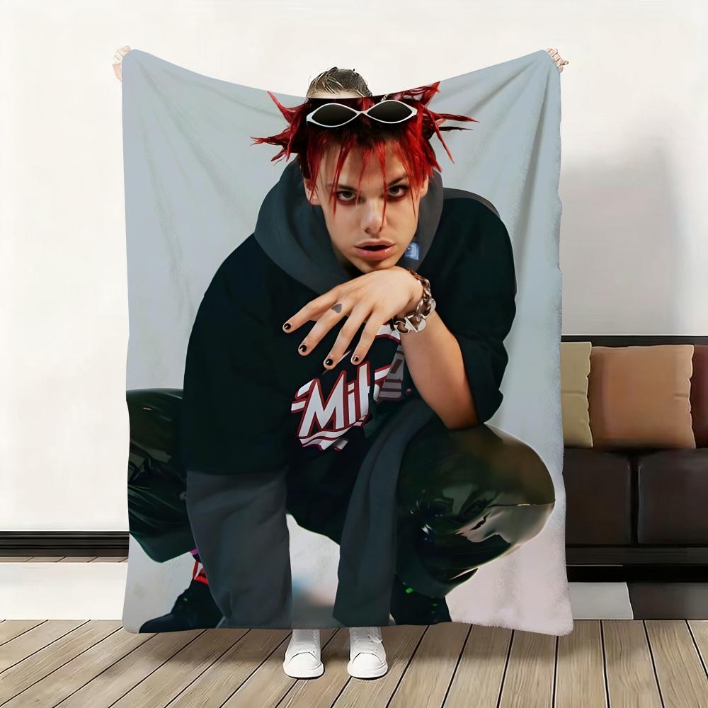 HOT Singer Y-Yungblud Throw Flannel Fluffy Soft Blanket Warm Skin-Friendly Throw For Sofa Bed Office Nap Winter