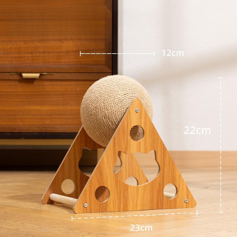 Cat Scratching Ball Toy Kitten Sisal Rope Ball Grinding Paws ToyDurableWear-resistant,no shedding chips  Cats Scratcher pet
