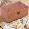 Sewing Box, Sewing Kit, Sewing Tool Box, Sewing Set for Adults, Stylish, Wooden Box, Needle and Thread Storage Case, DIY Sewing Tools, Empty Box