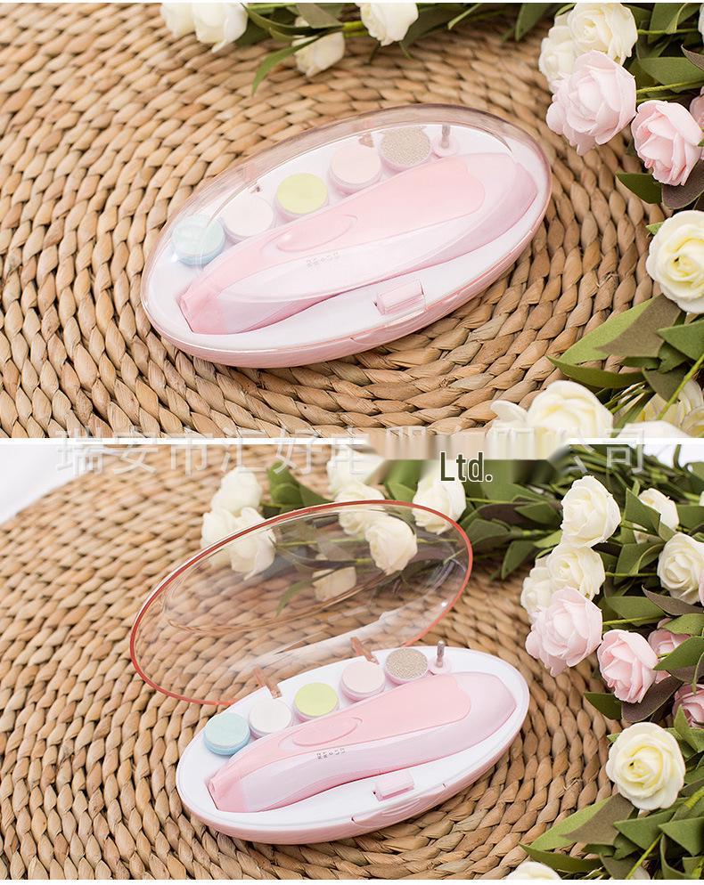 6-in-1 Multifunctional Baby Electric Nail Grinder & Trimmer, EU Certified