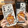 Phone case: 2D flat, suitable for Samsung Galaxy A34 A35 M05 M06 S20 S22 S21 FE Plus 5G protective case, honey bear, perfect Christmas and Halloween h