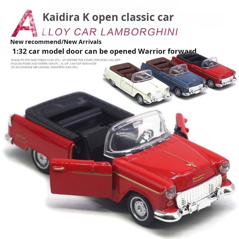 1/32 Scale Alloy Classic Car Model Children's Toy Car Decoration Pull-Back Car Model Boy Die Cast Car Model Toy