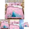 Frozen Flannel Duvet Cover Set For Bedroom Decor And Gift