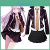 Danganronpa Kyoko Kirigiri Cosplay Kostüm Kleid Set mit atemberaubendem lila Design