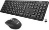 Arteck Wireless Keyboard and Mouse Keyboard and Mouse for and Compatible with Windows 2.4G Set, Lightweight, Slim, Type-C Rechargeable, Full-Size