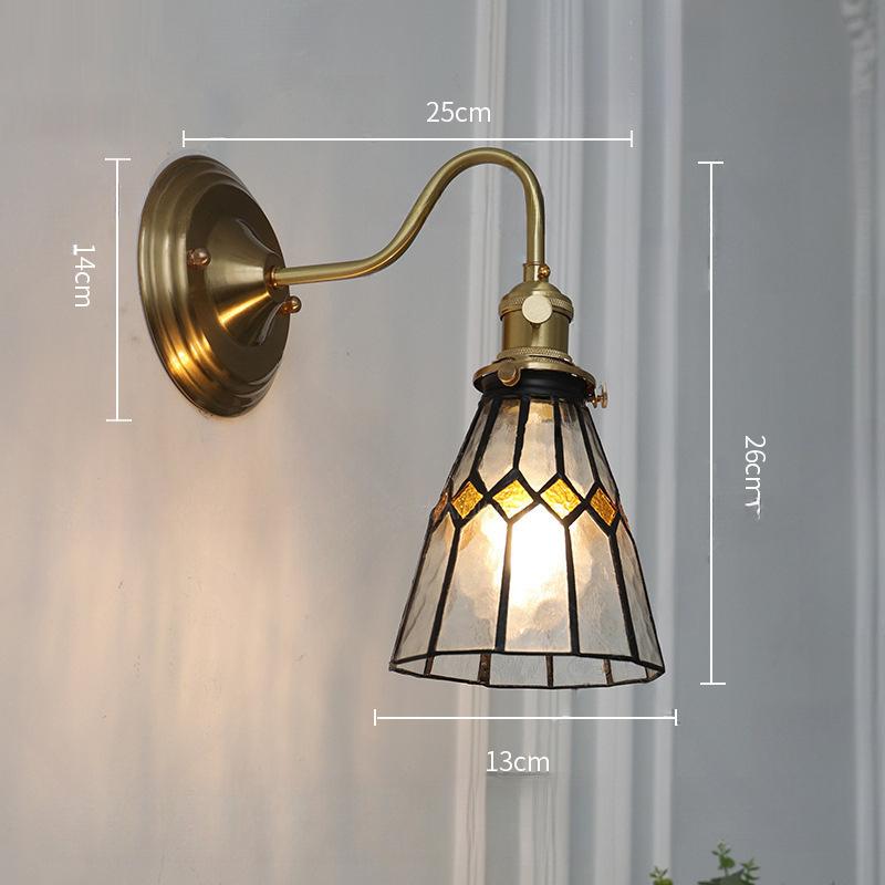 Bedroom LED Wall Lamp Indoor Vintage Interior Lighting Adjustable Night Light For Bedroom Dining Room Cafes Wall Sconce Brass