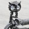 Motorrad Scheinwerfer Verlängerungshalterung Lenker Halterung Moderner Look Individuelle Optik Universelle Kompatibilität
