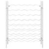 Vidaxl Stojak Na 48 Butelek Wina, Biały, Metalowy