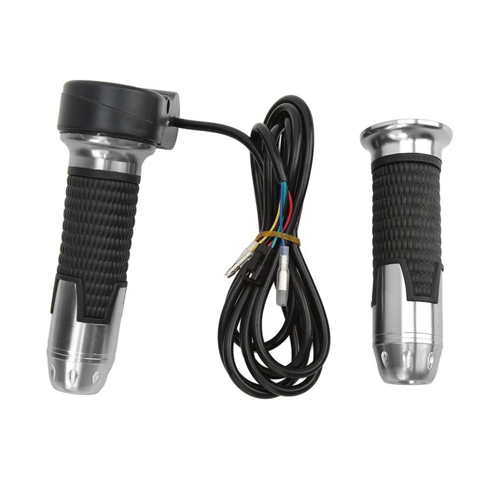12V-99V Twist Throttle Grips Cable 1.8m Throttle Grip Handlebar  Electric Scooter