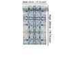 Self-Adhesive Waterproof Cross Diamond Geometric PVC Wallpaper for Kitchen Renovation and Wall Cover-Up