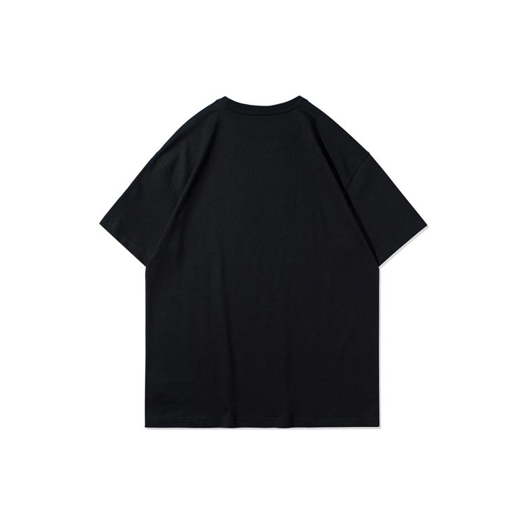 Li Ning Badfive Chongqing City Ediție Limitată Fog City Trend Casual Sporturi Imprimeu Grafic Larg Mânecă Scurtă Tricou Bărbați Topuri Negru AHSR929-3