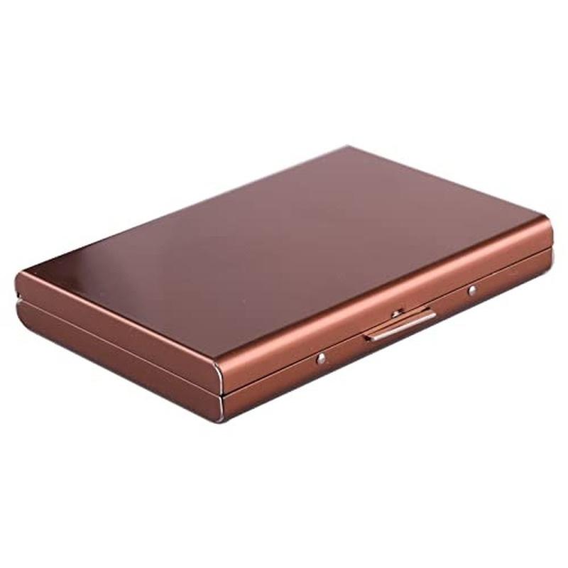 Stainless Steel Anti-RFID Card Holder: Women's Credit Card Case & Men's Business Card Organizer